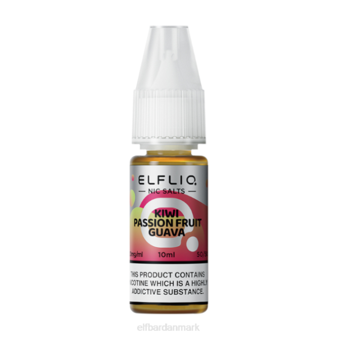 elfbar elfliq kiwi passionsfrugt guava nic salte - 10ml-10 mg/ml Z0FV209