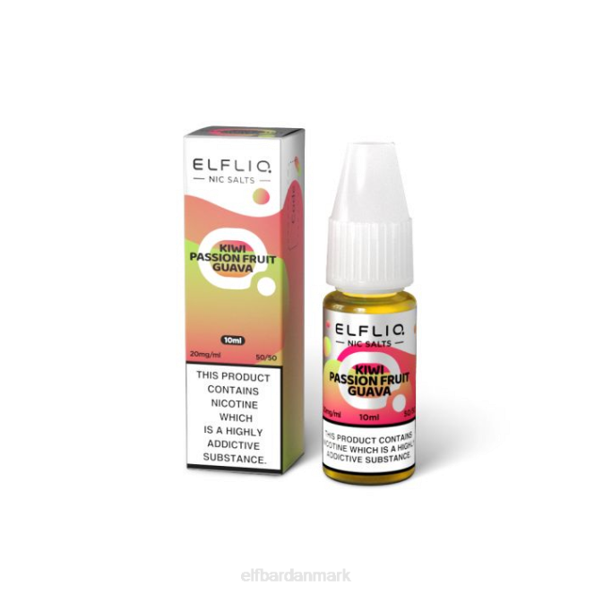 elfbar elfliq kiwi passionsfrugt guava nic salte - 10ml-20 mg/ml Z0FV210