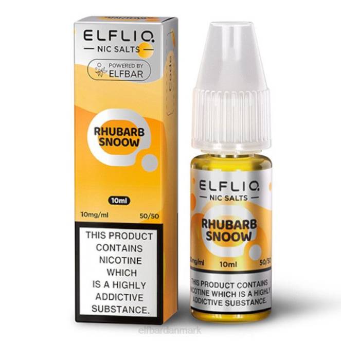 elfbar elfliq nic salte - rabarber sne - 10ml-10 mg/ml Z0FV171