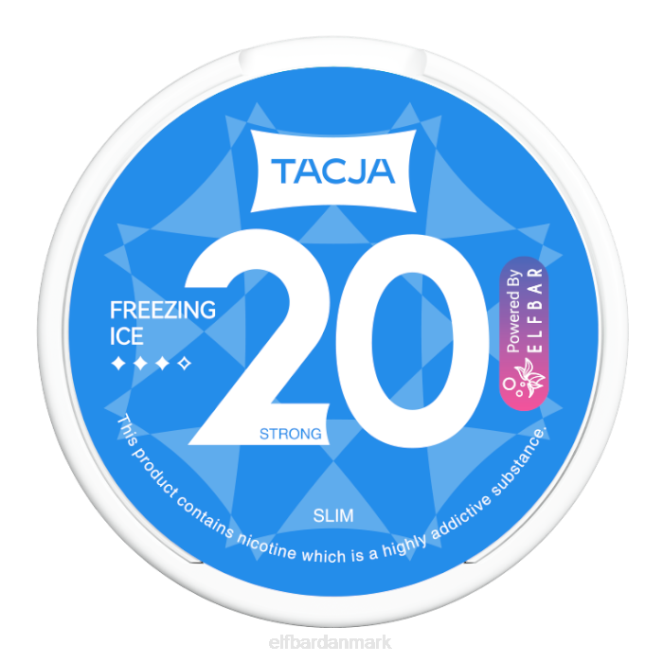 elfbar tacja nikotinpose - frysende is - 1pk-18mg/g Z0FV229