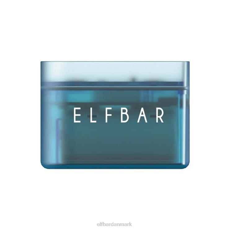 ELFBAR færdigfyldt pod kit lowit 5500 2%nic blå hindbær D46T134 blå hindbær+blåt batteri