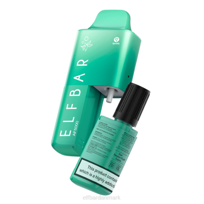 elfbar af5000 færdigfyldt sæt - 20mg Z0FV58 kiwi passionsfrugt guava