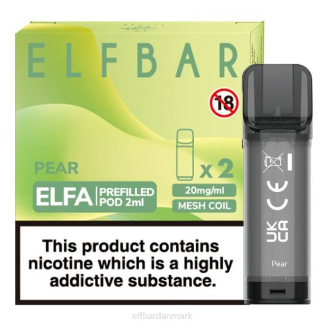 elfbar elfa fyldt pod - 2ml - 20mg (2 pakke) Z0FV123 pære