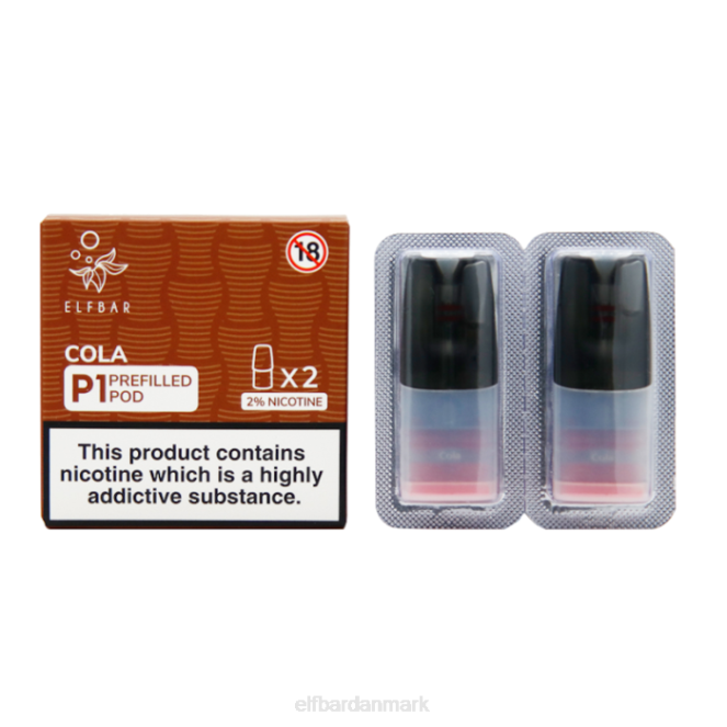 elfbar mate 500 p1 færdigfyldte bælg - 20 mg (2 pakke) citron og lime Z0FV149