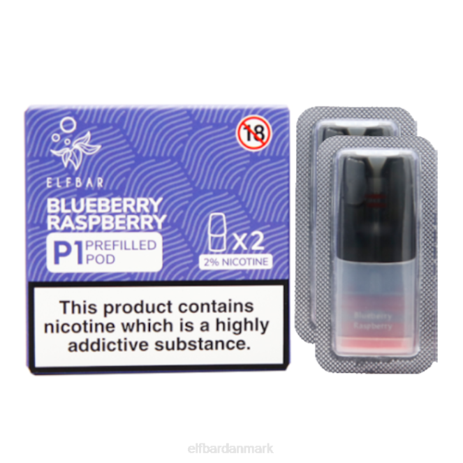 elfbar mate 500 p1 fyldte bælg - 20 mg (2 pakke) ananas is Z0FV151