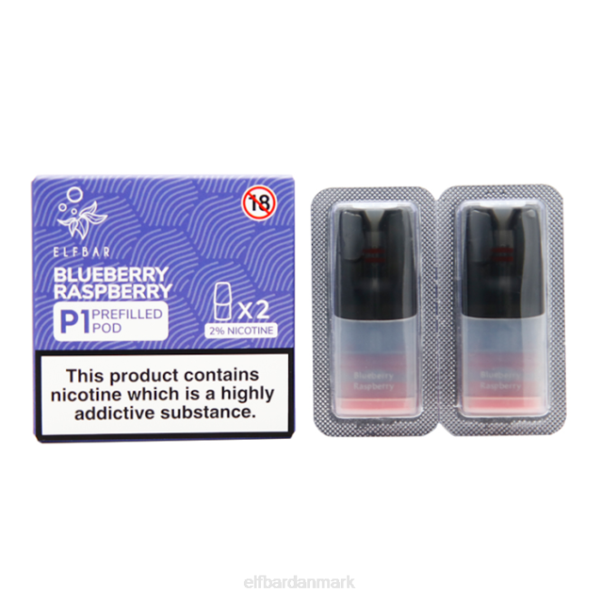 elfbar mate 500 p1 fyldte bælg - 20 mg (2 pakke) ananas is Z0FV151