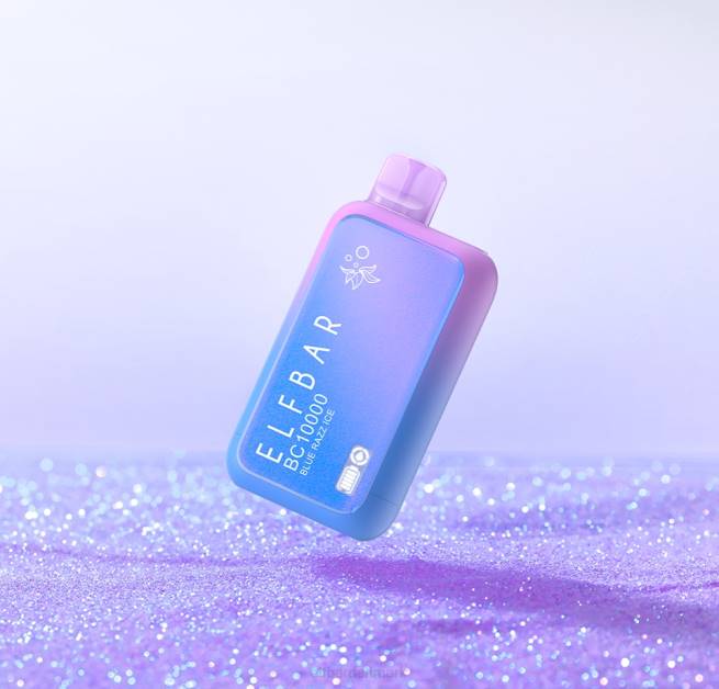 ELFBAR BC10000 engangs vape sunit udgave Elf Bar Danmark HN4V1 blå razz is
