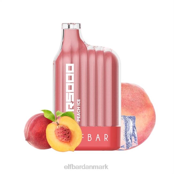 ELFBAR bedste smag engangs vape cr5000 ice serie D46T21 blå razz limonade