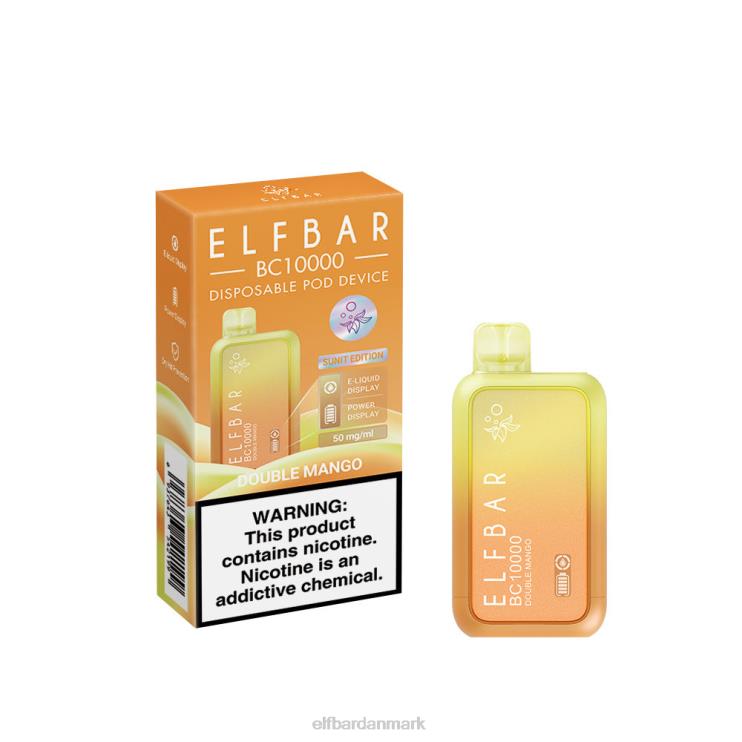 ELFBAR engangs vape ny bc10000 10000puffs D46T39 dobbelt mango