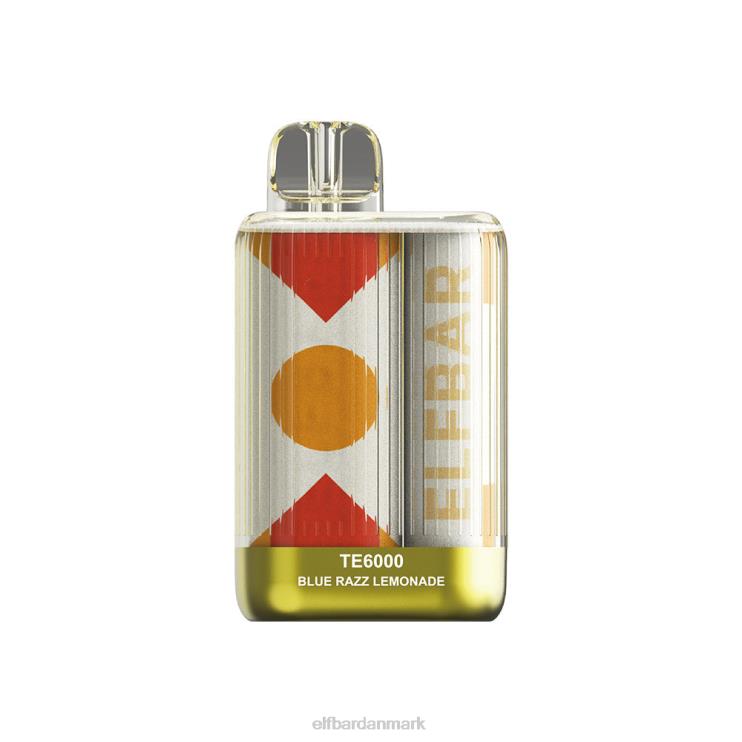 ELFBAR engangs vape te6000 blå razz limonade D46T77 blå razz limonade