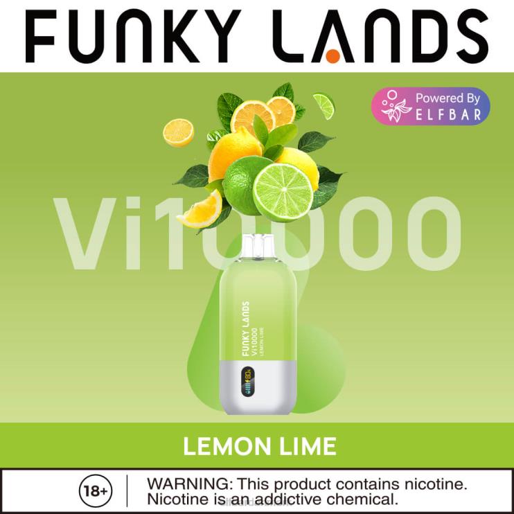 ELFBAR funky lands engangs vape vi10000 puffs D46T165 tranebær drue duo is