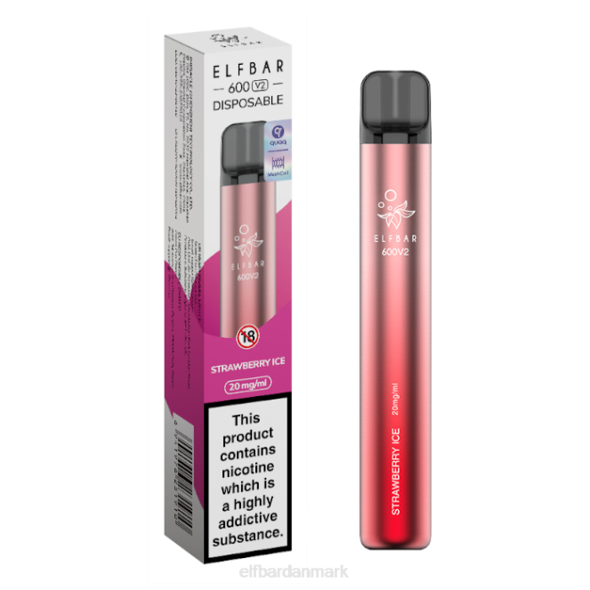 elfbar 600v2 engangsvape - 20mg Z0FV14 jordbæris