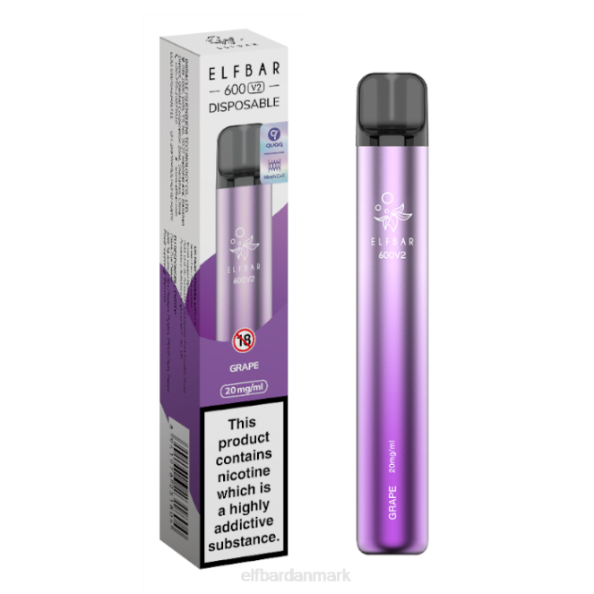 elfbar 600v2 engangsvape - 20mg Z0FV18 jordbær hindbær kirsebær is